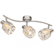 Φωτιστικό Σποτ 3xE14 230V Σατινέ 955SHEEN3/SN